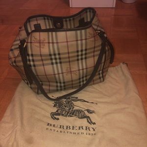 Burberry Haymarket Tote